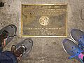 Cole's plaque