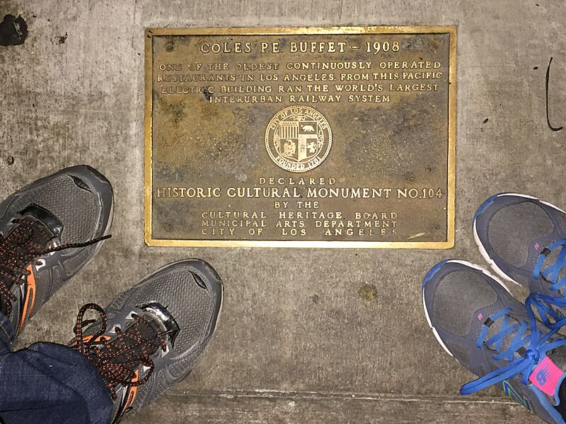 Cole's plaque