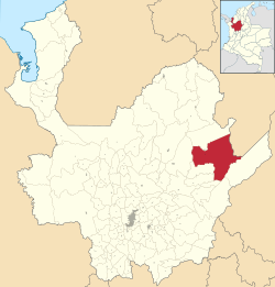Location of the municipality and town of Remedios in the Antioquia Department of Colombia