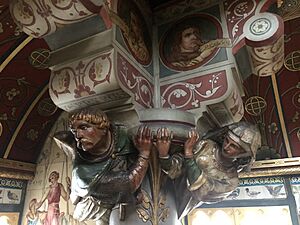 Corbel, Summer Smoking Room, Cardiff Castle