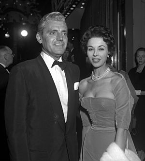 Dana Wynter and Greg Bautzer, 1957