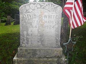 David Dunnels White Tombstone