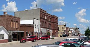 Downtown Pender: north side of Main Street, July 2010