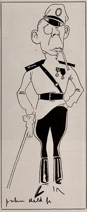 Erich Von Stroheim caricature by John Held Jr