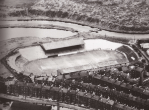 Firhill greyhound track in Glasgow c.1940