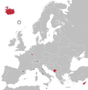 Games of the Small States of Europe map