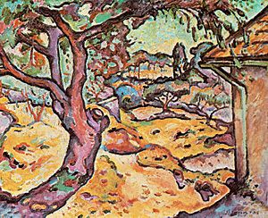 Georges Braque, 1906, L'Olivier près de l'Estaque (The Olive tree near l'Estaque)