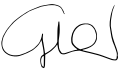 Giorgia Meloni signature