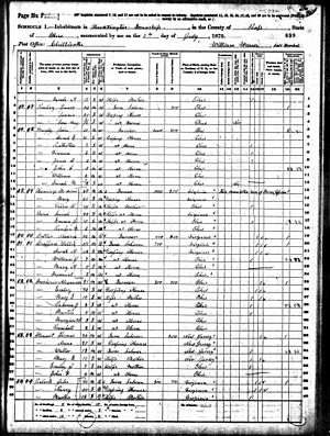 HEMINGS Madison 1870 federal census Ross County Ohio.jpg