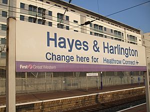 Hayes & Harlington stn signage