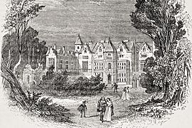 Holland House, Kensington, 1880s, from Old England's Worthies by Lord Brougham