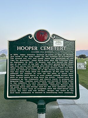 Hooper Utah Cemetery