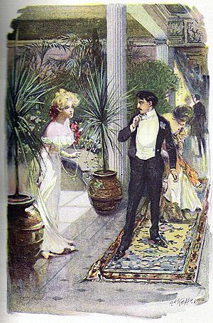 Illustration from Amos Judd (J. A. Mitchell) by A. I. Keller