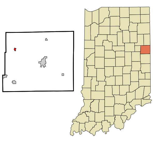 Image Jay County Indiana Incorporated and Unincorporated areas