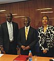 Jibrin with Former South African President
