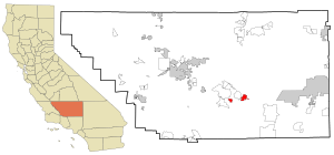 Location of Tehachapi, California