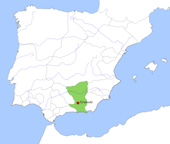 Taifa Kingdom of Granada, c. 1037.