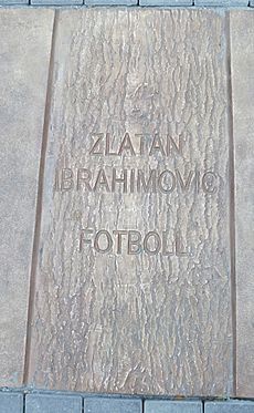Malmö Idrottens walk of fame, Zlatan