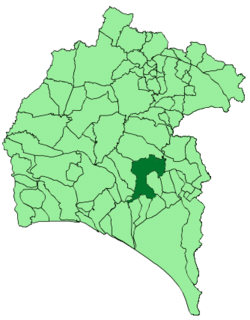 Map of Niebla (Huelva)
