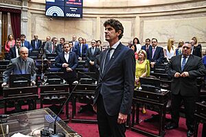 Martín Lousteau asume como Senador