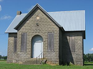 Mock School from east