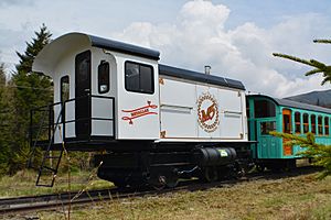 Mount Washington Cog Railway's "Metallak", biodiesel engine number 5