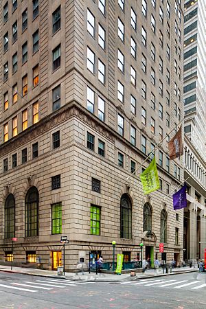 Museum of American Finance at William and Wall Streets in lower Manhattan by Alan Barnett