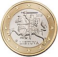N22978 1 eur Lietuva 2015