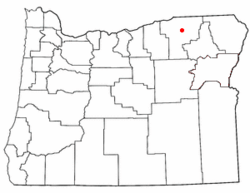 Location of Mission, Oregon