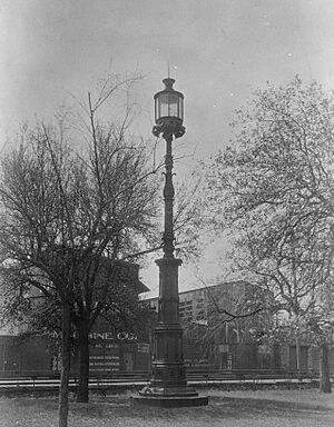 Old Harbor Beacon in 1934, Savannah (Chatham County, Georgia)