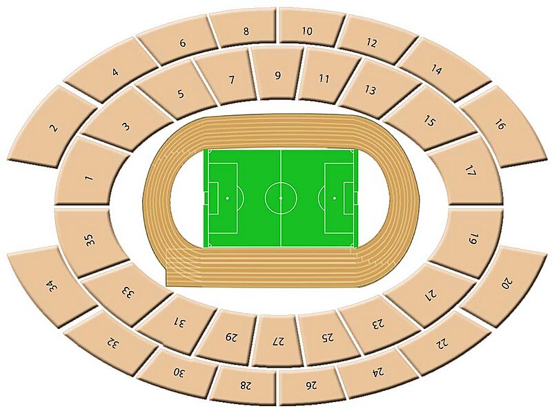 Olympic Stadium Athens OAKA plan