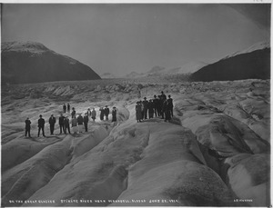 On the Great Glacier, Stikine River, near Wrangell, Alaska, June 21, 1914. - NARA - 297798