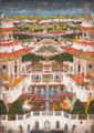 Palace complex with harem gardens, India