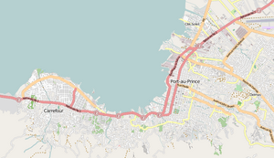 Port-Au-Prince and Carrefour map