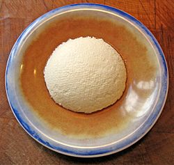 Ricotta dome on plate from the top.jpg