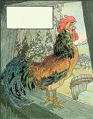 Rooster from Volland Mother Goose