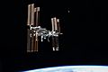 STS-135 final flyaround of ISS 1