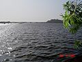 Sadashivgad Fort & Kali Bridge as seen from Nandangadda Village