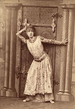 Sarah Bernhardt as Theodora by Nadar