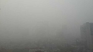Shanghai haze in Huangpu Distract 20131206