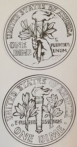 Sinnock dime sketches
