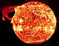 Skylab Solar flare