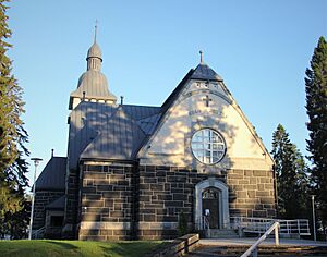 Sonkajärven kirkko (Pyhän Toivon kirkko) - Josef Stenbäck, 1910 - Rutakontie 3 - Sonkajärvi - 1