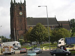 St Giles' Church Street Newcastle-under-Lyme - geograph.org.uk - 558236
