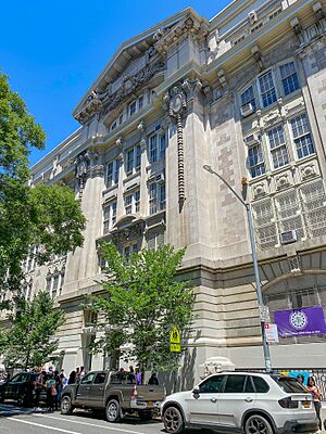 Stuyvesant High School old campus facade on East 15th Street