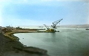Tobruk harbour in 1941