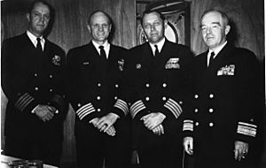 USS Chikaskia Change of Command 1964