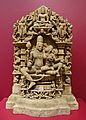 Uma Maheshvara, central India, probably late 1000s to 1100s AD, buff sandstone - Dallas Museum of Art - DSC05053