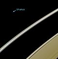 Uranus seen from Saturn by Cassini