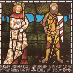 William Morris King Arthur and Sir Lancelot